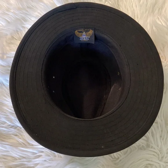 Vintage Henschel H1H American Leather Stark Hat size XL wide 7” long 8”